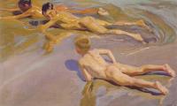 Joaquin Sorolla y Bastida - Children on the Beach